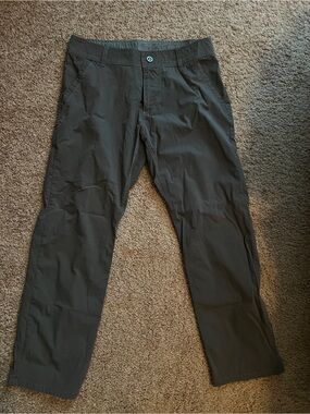 Kühl Slax chino pant men’s 33 x 30 carbon color
